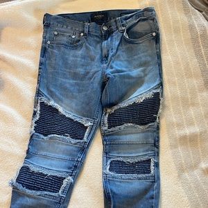 Pacsun biker style skinny jeans.